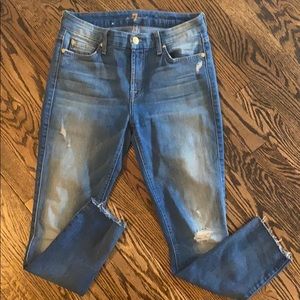 7 For All Mankind skinny jeans